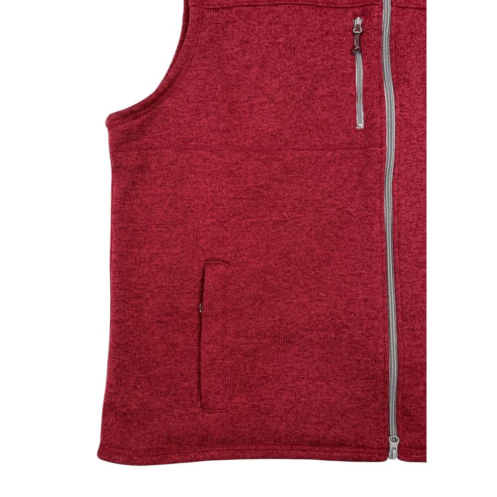 Johnnie-O Men's Wes Full Zip Vest Malibu Red XXL Outdoors Gorpcore - Picture 4 of 13